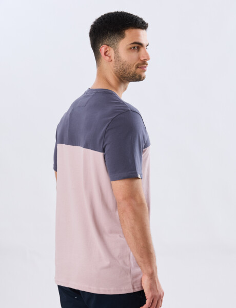REMERA RAYADA DE ALGODÓN Piedra