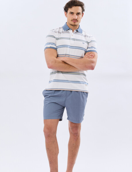 SHORT DE BAÑO LISO Piedra