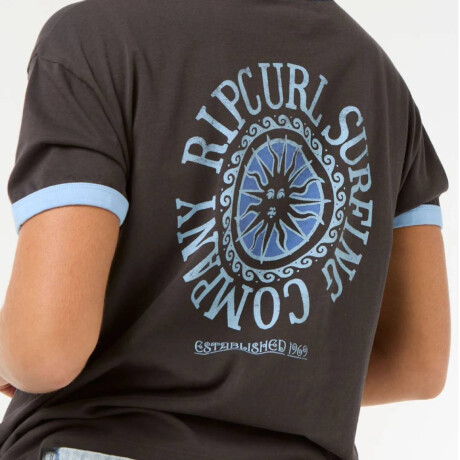 Remera Rip Curl San Carlos Ringer Tee Multicolor