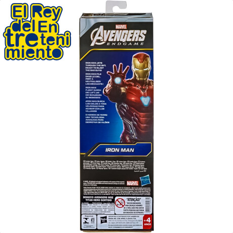 Figura Avengers Hasbro Héroes Marvel 30cm Articulada Iron Man