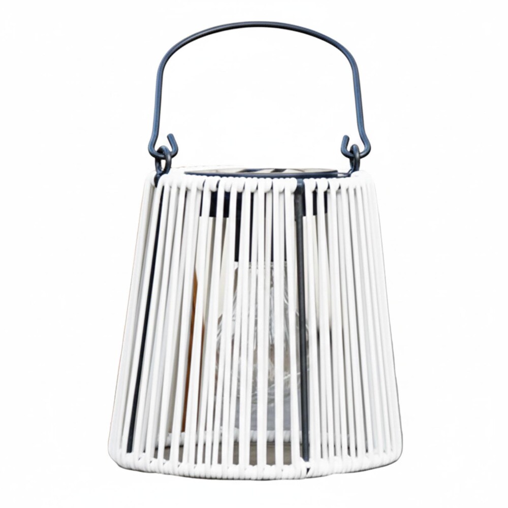 LÁMPARA DE MESA LED METAL BLANCO LUANA