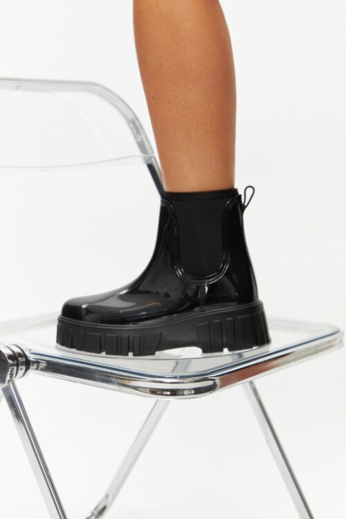 Botas de lluvia negro