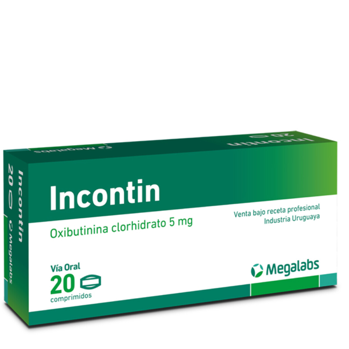 Incontin 5mg 20 Comprimidos 