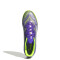 Championes Unisex Adidas Futbol 5 F50 League TF Púrpura - Blanco - Amarillo Limon