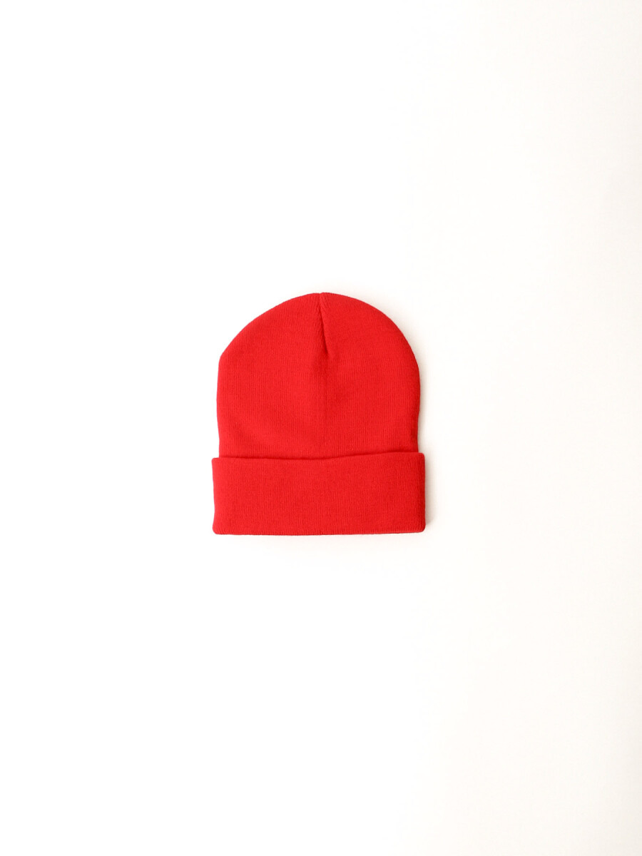 Gorro de lana - Rojo 