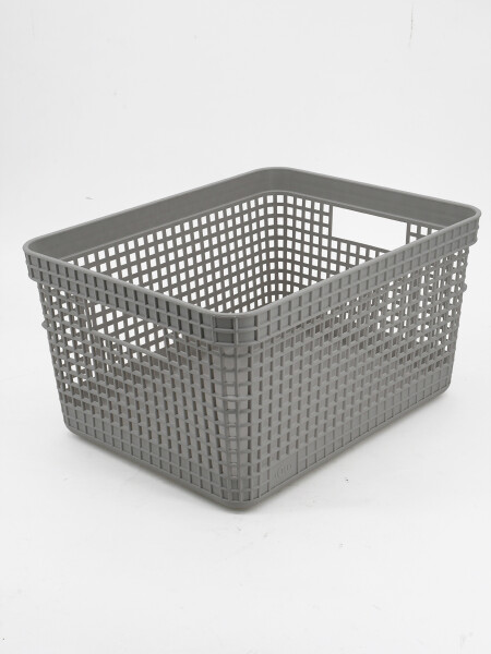 CESTA PLASTICA BEIGE