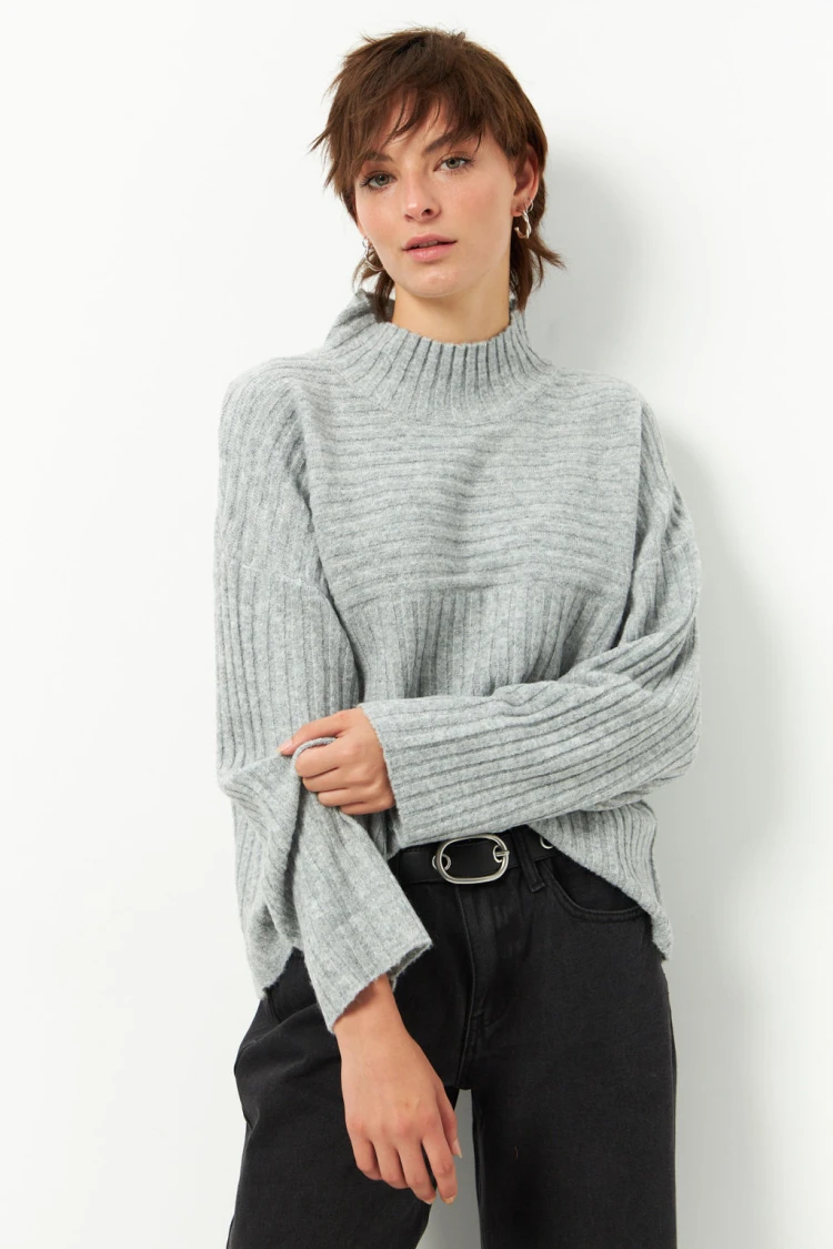 POLERA SPARTA Gris Melange