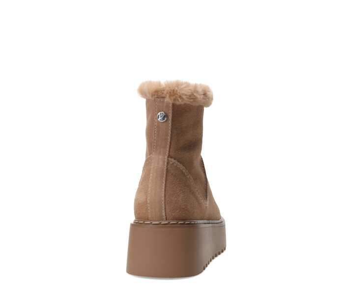 Botas de Mujer Bottero Caña Alta Con Piel Beige