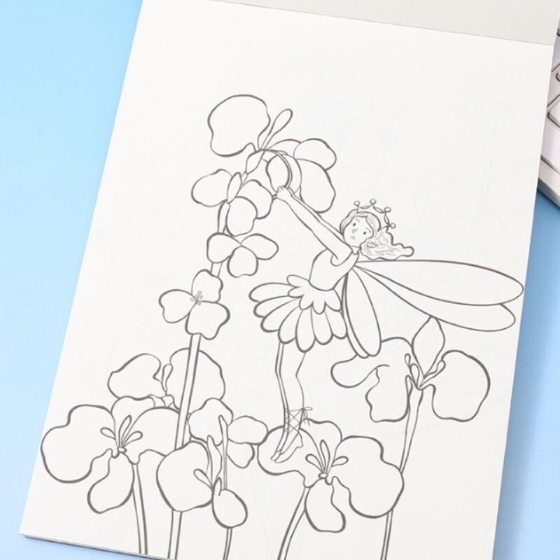 Cuaderno Para Colorear - Hadas - A4 - 24 Hojas Cuaderno Para Colorear - Hadas - A4 - 24 Hojas