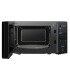 Microondas Midea 20 Lt Negro Espejado 0510MM020CMOE Microondas Midea 20 Lt Negro Espejado 0510MM020CMOE