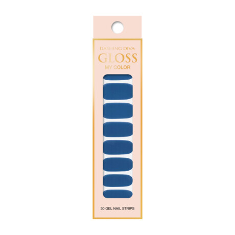 Uñas Postizaz Dashing Diva Gloss Classic Blue Uñas Postizaz Dashing Diva Gloss Classic Blue