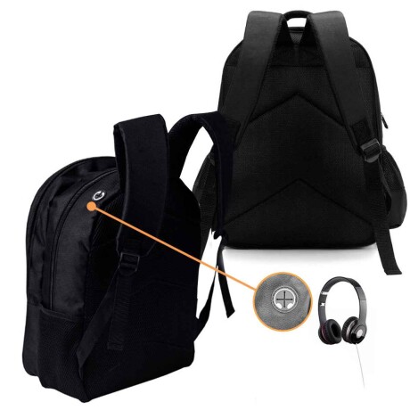 Mochila Escolar 3en1 Lunchera + Cartuchera Infantil Dino