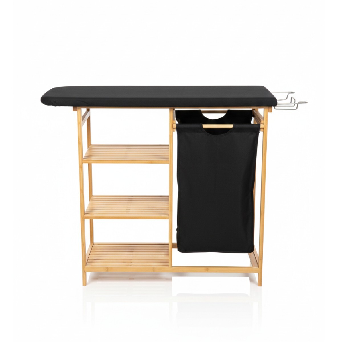 TABLA DE PLANCHAR C/ESTANTE/CESTA 111X34X82CM 