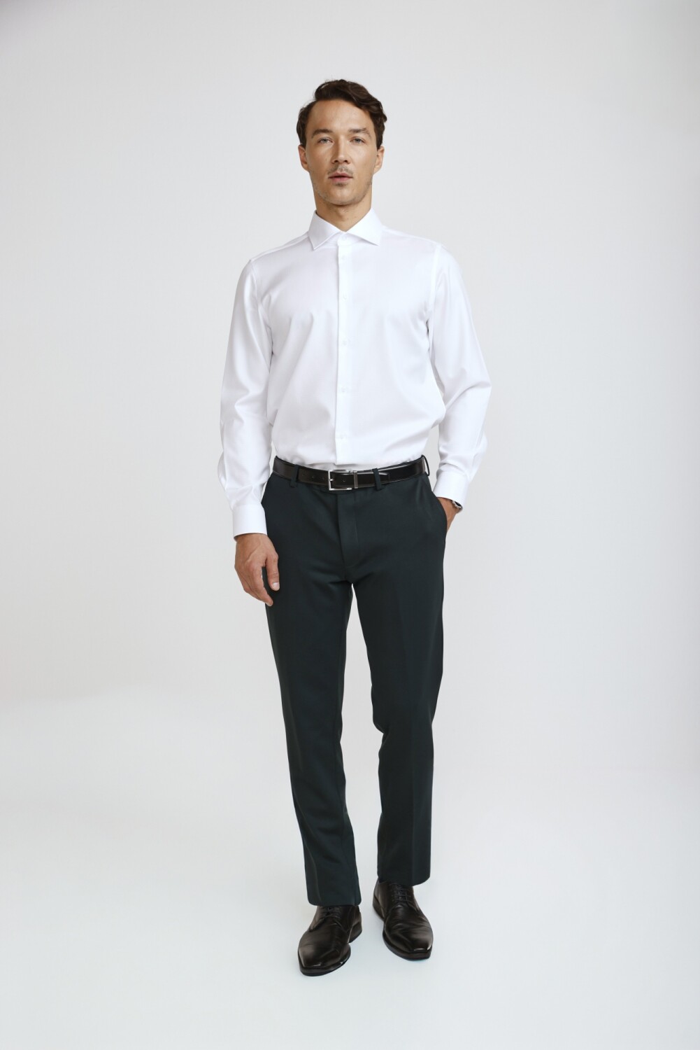 Camisa Guarnieri Premium - BLANCO DOBBY — ALTOCONCEPTO