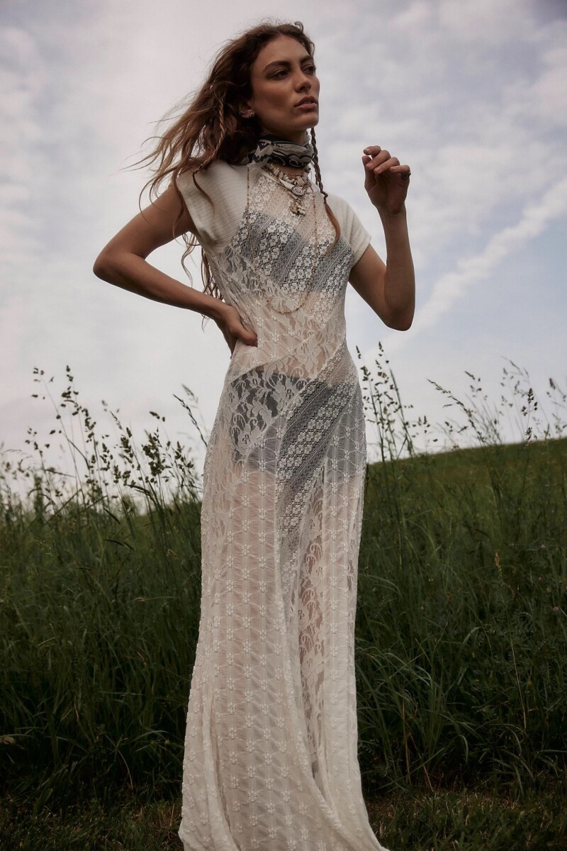 VESTIDO MAXI CYPRESS Blanco