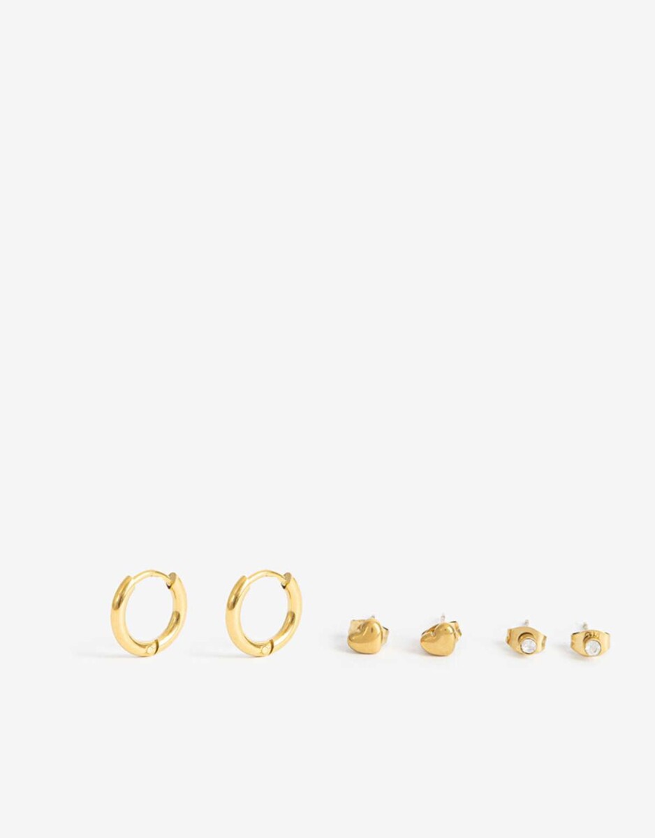 Aros Sets Metal - Dorado 