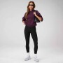 Polera Cozy Fleece Hoodie Mujer Oxblood