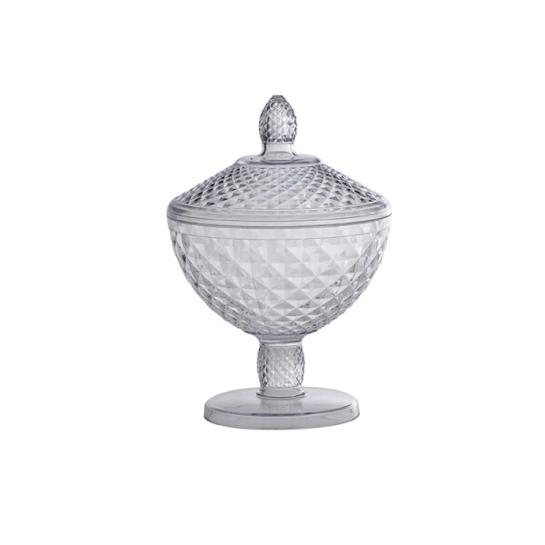 BOMBONERA DE CRISTAL LUXOR 1.5 LTS. TRANSPARENTE