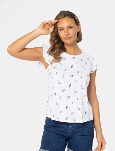 REMERA ESTAMPADA Blanco