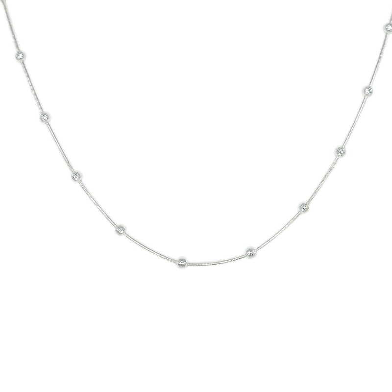 Cadena Bolitas-Plata 925-Sin Piedra-CD3030 sinpiedra