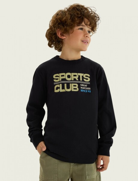 CAMISETA MANGA LARGA INFANTIL CON ESTAMPA T-SHIRT ML MASC