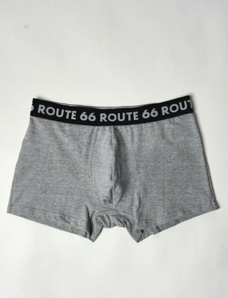 Boxer de algodon con lycra liso Fresh Topo