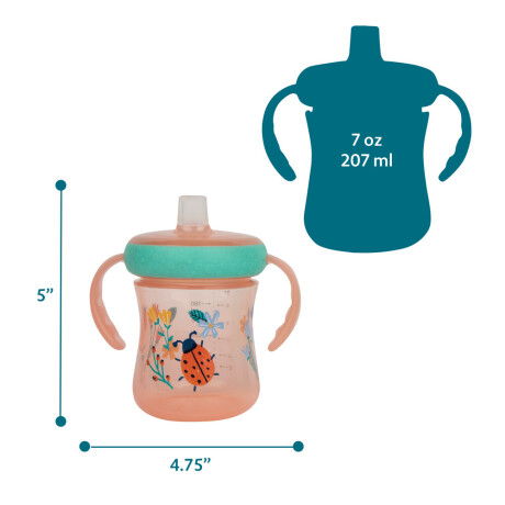 Set x2 vasos entrenamiento con asas Garden