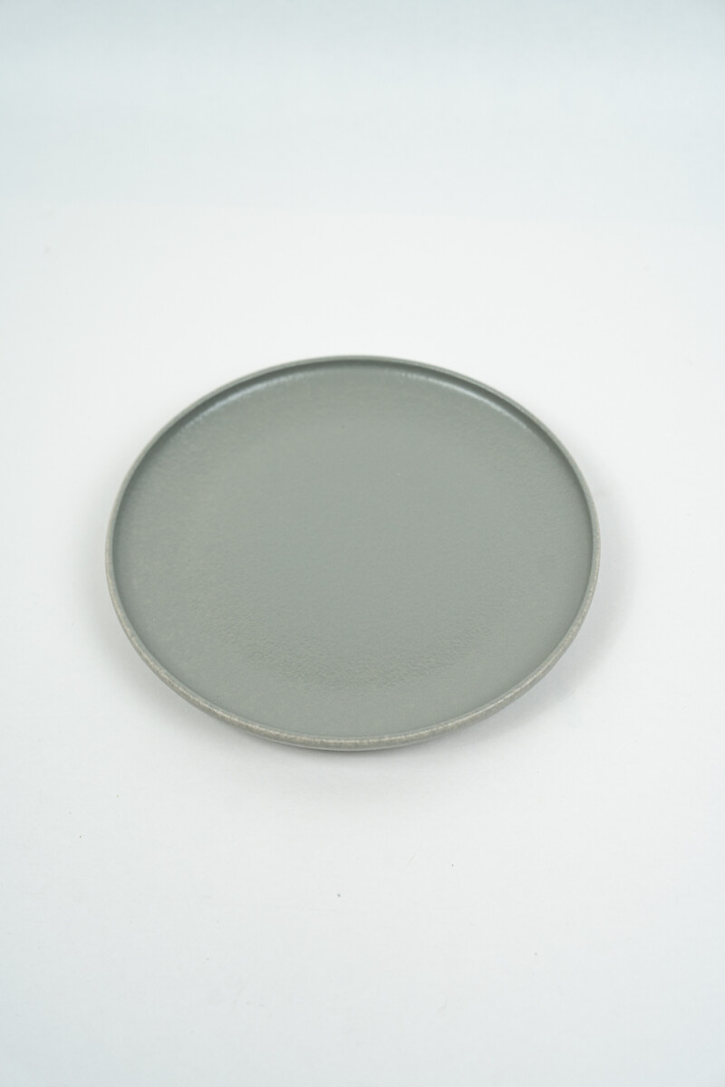 Plato Postre Ares - Gris 