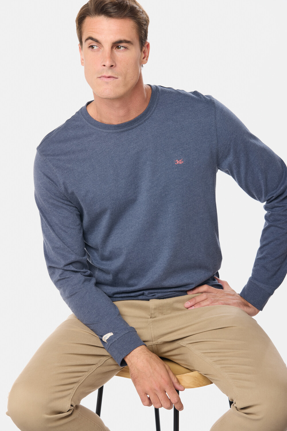 REMERA LISA DE ALGODÓN Marino