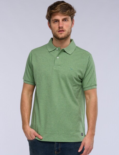 Remera polo pique lisa Lima