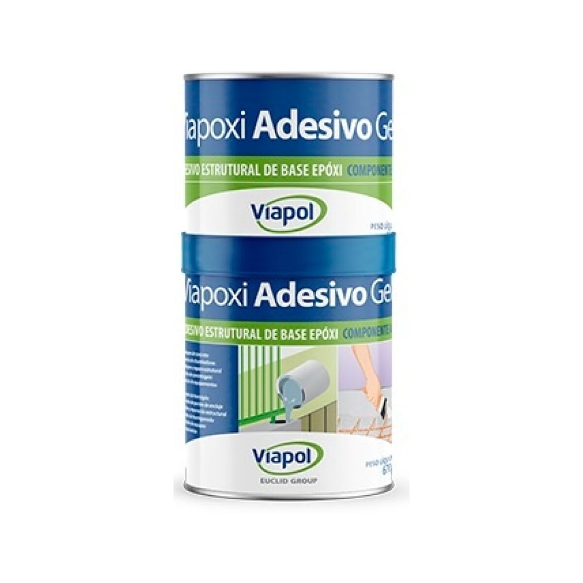 VIAPOXI ADHESIVO GEL 1KG VIAPOL Viapoxi Adhesivo Gel 1kg Viapol