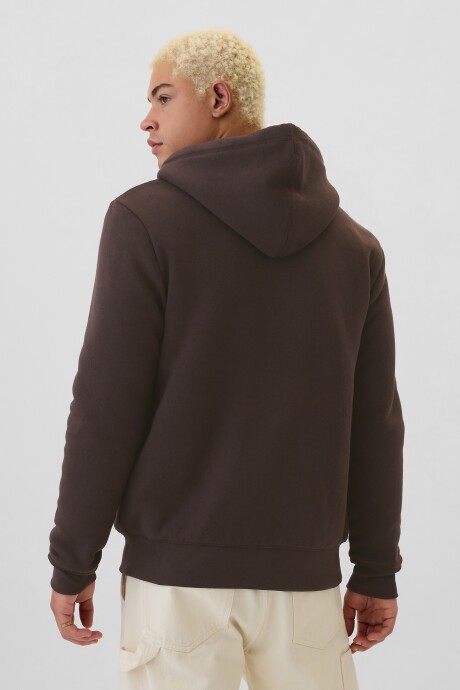 Canguro Con Corderito Logo Gap Hombre Terra Brown