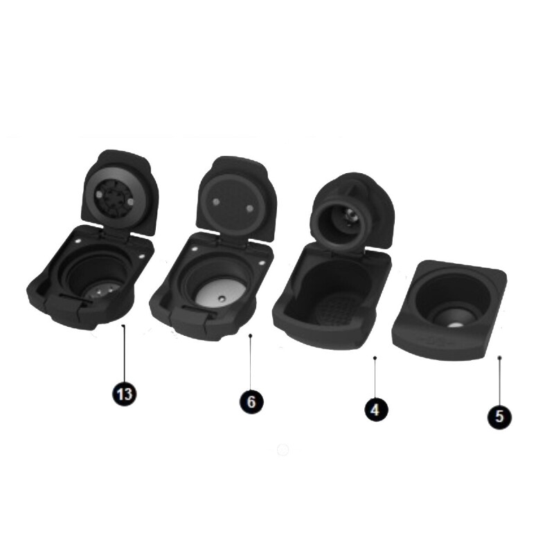 Cafetera Elec 4 en 1 Multi Capsula Hausberg Cafetera Elec 4 en 1 Multi Capsula Hausberg