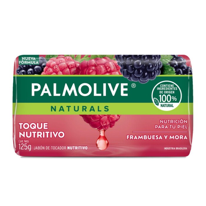 PALMOLIVE JABON FRAMBUESA Y MORA 125 GR única