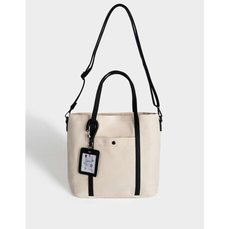 Cartera Shopper Blanco Crudo