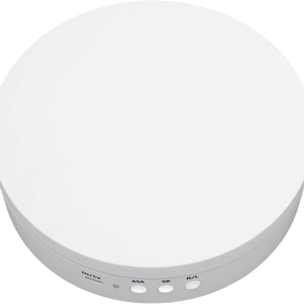 Exhibidor Base Giratorio Automatico Joyas Reloj Celular Y + Color Blanco