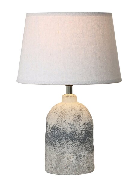 LAMPARA DE MESA CERAMICA D25x37CM CEMENTO GRIS LAMPARA DE MESA CERAMICA D25x37CM CEMENTO GRIS