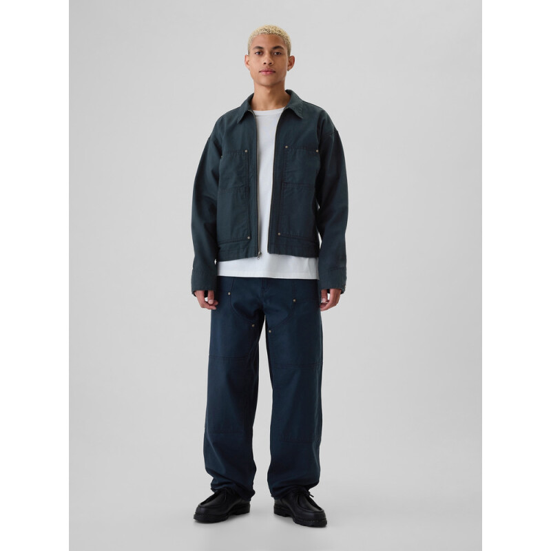 CANVAS CARPENTER ZIP JKT DARK BLUE 5