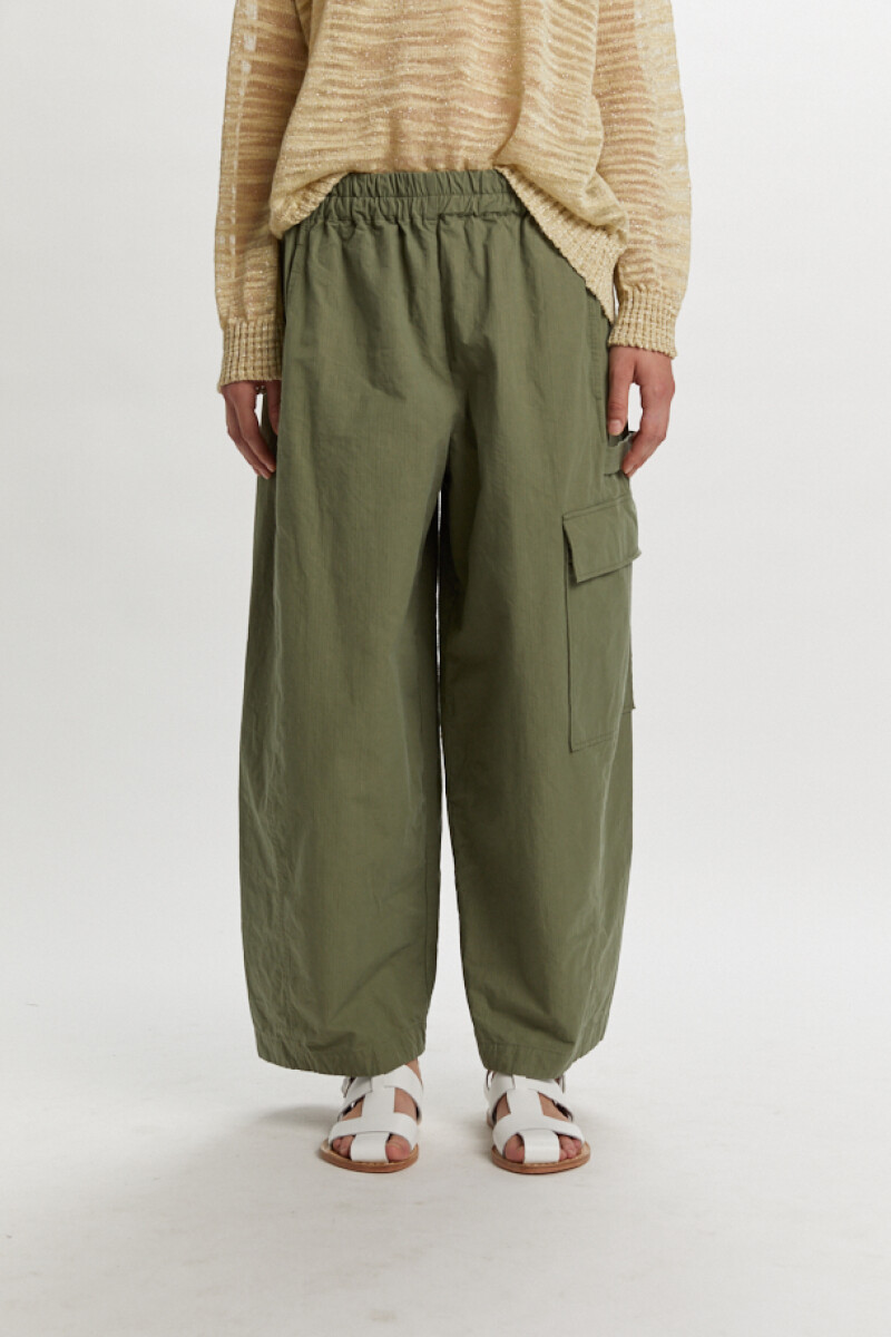PANT OVER CARGO Verde Militar