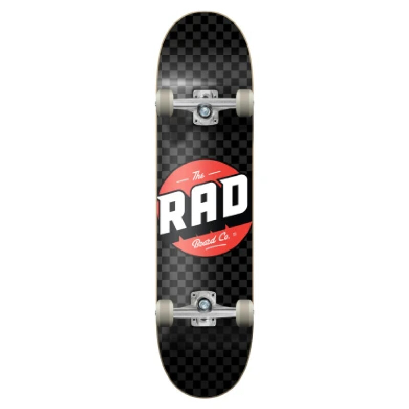 Skate armado rad DUDE CHECKERS BLACK / ASH 8.0" Skate armado rad DUDE CHECKERS BLACK / ASH 8.0"