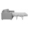 SOFA CAMA 2 PLAZAS - TELA GRIS CON PUNTOS NEGROS y CRUDOS SOFA CAMA 2 PLAZAS - TELA GRIS CON PUNTOS NEGROS y CRUDOS