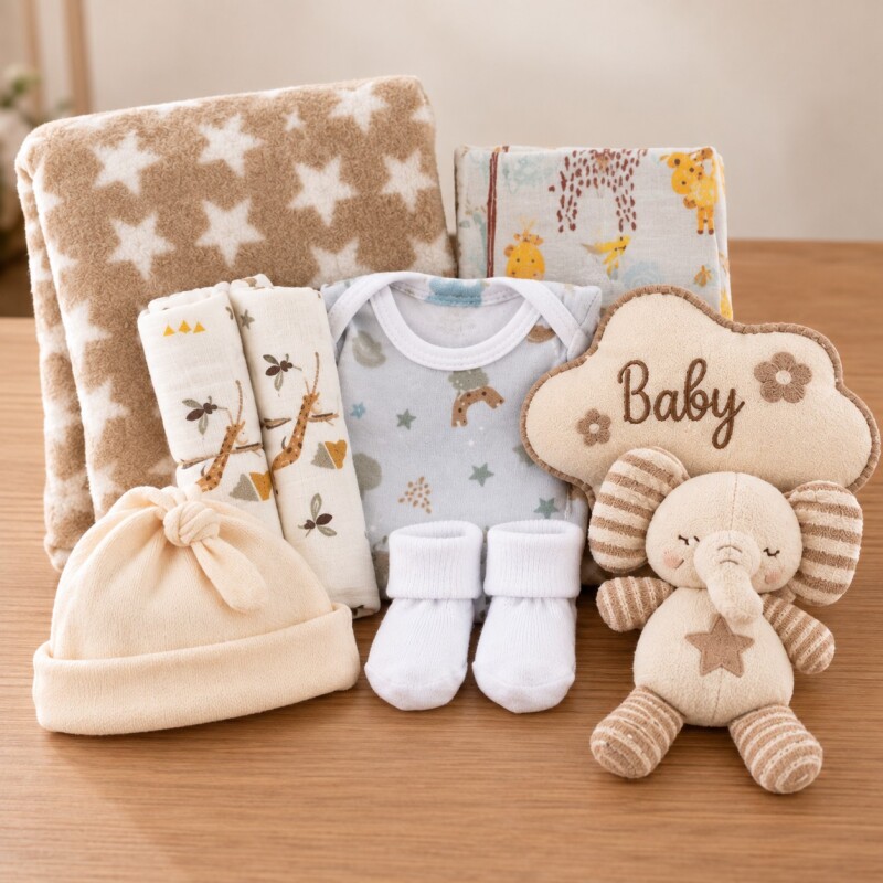 Canasta Nacimiento Welcome Baby – Unisex Canasta Nacimiento Welcome Baby – Unisex