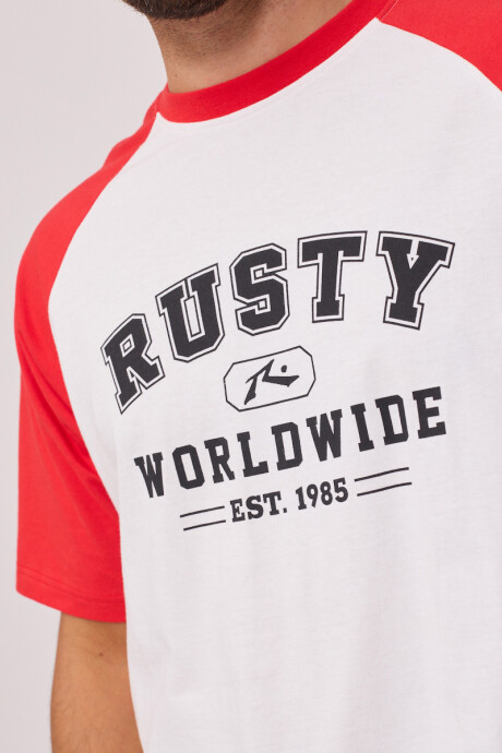 T-SHIRT ERNEUS RUSTY Rojo