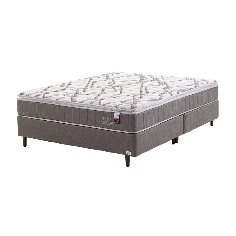 Somier Resorte Charlotte 2 Plazas 138 x 188 x 26