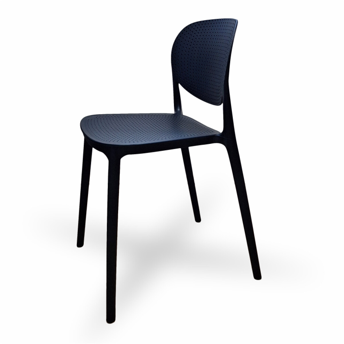 Silla Diseño Minimalista Nordica para Comedor o Jardín - Negro 