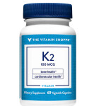 VIT. K2 100 MCG VIT. SHOPPE FR. X 60 CAP única