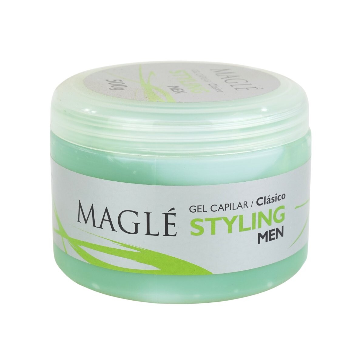FIJADOR GEL CAPILAR MAGLE STY MEN POTE 500 G CLASICO VERDE 