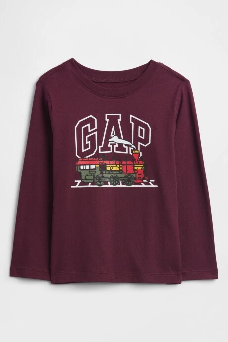 Remera Gràfico Toddler Niño Tuscan Red