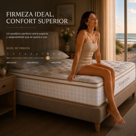 Colchon de resortes 2 Plazas HAMPTONS Tantalum Colchon de resortes 2 Plazas HAMPTONS Tantalum