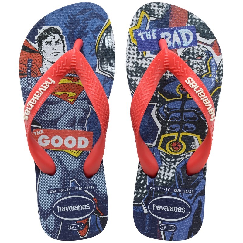 Ojotas Havaianas Kids Top Héroes DC Azul